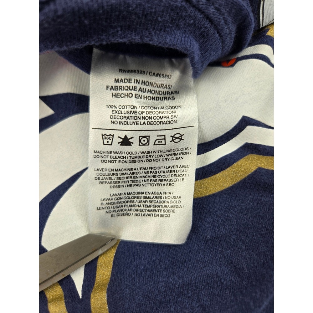 Nike Denver Broncos Super Bowl 50 Champions Roster T-Shirt Mens XL Navy Blue - Picture 3 of 10